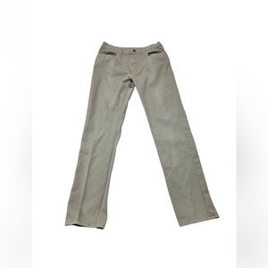 Loro Piana Cotton Twill Trousers Jeans Beige Men's Size 34 Italy